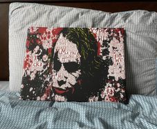 Heath Ledger Joker Canvas Print