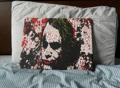Heath Ledger Joker Canvas Print