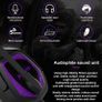 Gaming Headset P-S-4 Headset with Microphone MH602 Purple Headphones Surround Sound with Noise Canceling Mic Soft Earmuffs for Xbox one PC Switch Computer Laptop Mac (FREE POSTAGE) Image 3