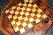 Octagonal wooden chessboard