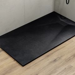 Slim Shower Tray 90x90 Black