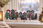 Handcrafted wooden village!