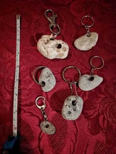 Hag Stone Keyring