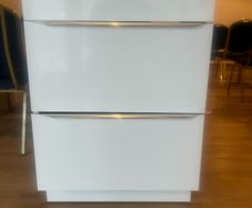 GoodHome Imandra Gloss White Freestanding Basin Cabinet Unit (60 x 82 x 45 cm)