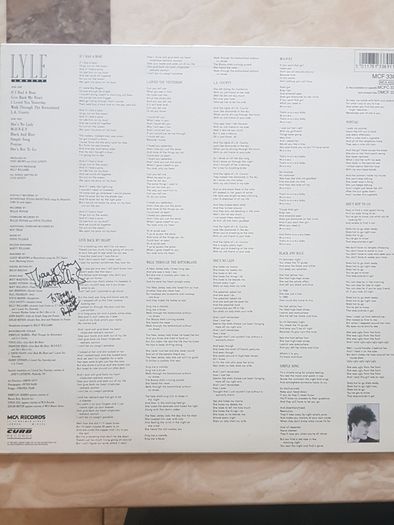 Lyle Lovett LP  (Signed)