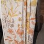 90 x 90 Eyelet Orange Orchre Yellow floral curtains (3 pairs) Image 6