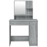MULTIPLE COLOURS AVAILABLE Dressing Table with Mirror Grey Sonoma 86.5x35x136 cm Image 6