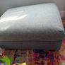 Vimle Footstool Pouffe with storage Grey Image 8