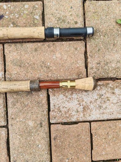 Fly fishing rods and flies