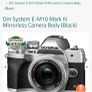 Olympus Om System E-M10 Mark IV Mirrorless Camera Body Image 9
