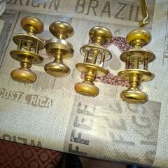 8 Brass Door Knobs. Postage or Collection