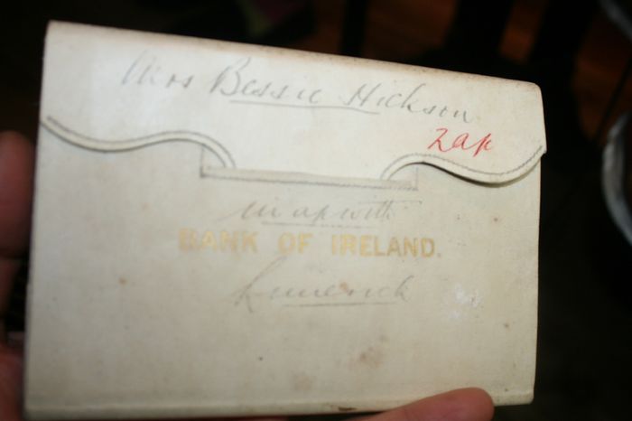 Antique Bank of Ireland Cash Book