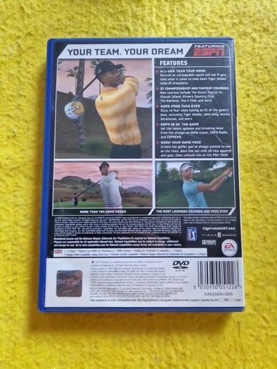 Tiger Woods Pga Tour 07 2007 PlayStation2 Ps2 games Original