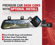 Premium Car Dash Cams With Optional Install