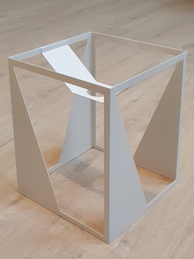 Modern lamp shade white metal