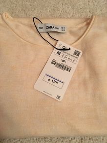 Zara knit t-Shirt size M (New)