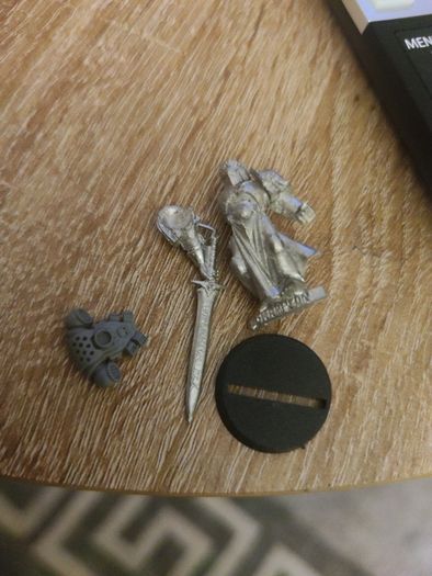 Oldhammer Classic Black Templar Emperors Champion (Metal)
