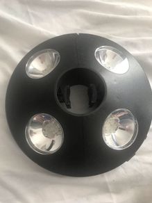 garden bench parasol lights that connect to your parasol garden umbrella and woks on batteries