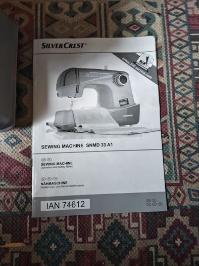 Silver crest sewing machine
