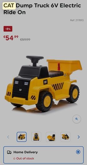 Cat electric dump truck bnib