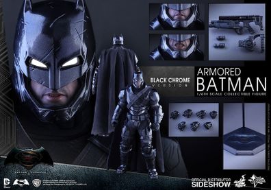 Armoured Batman Black Chrome Version hot toys