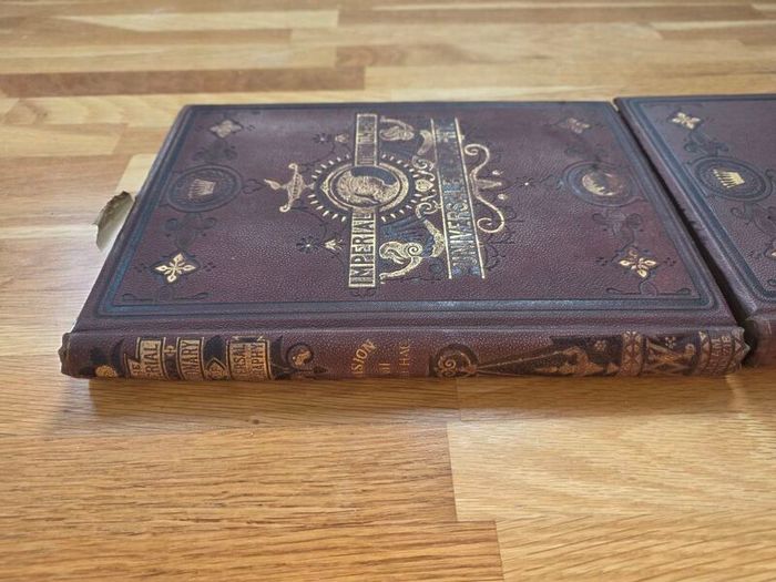 Antique Imperial Dictionaries Of Universal Biography 19th Century Books