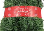 52Feet/16M Christmas Garland Decorations - Non-Lit Soft Green Holiday Decor for Outdoor or Indoor Use - Home Garden Artificial Greenery or Wedding Party,Stairs