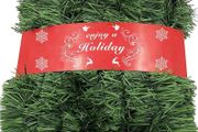 52Feet/16M Christmas Garland Decorations - Non-Lit Soft Green Holiday Decor for Outdoor or Indoor Use - Home Garden Artificial Greenery or Wedding Party,Stairs