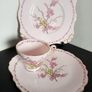 Vintage Tuscan "April Beauty" Bone China Tea Set for One Image 2