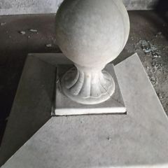 pier cap with ball