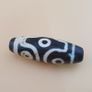 Vintage Himalayan 6 Eyes Tibetan Agate Dzi Bead Amulet Image 3