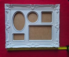White Antique Style Photo Frame