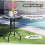 Metal Square Outdoor Garden Bistro Table (FREE POSTAGE) Image 7