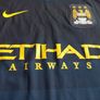 Manchester City 2014/15 Away Jersey - Size L (Rare "EL DUENDE" Navas #15) Image 3