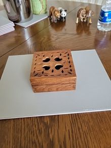 Pot pourri hardwood box