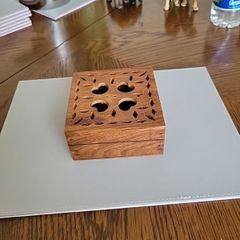 Pot pourri hardwood box