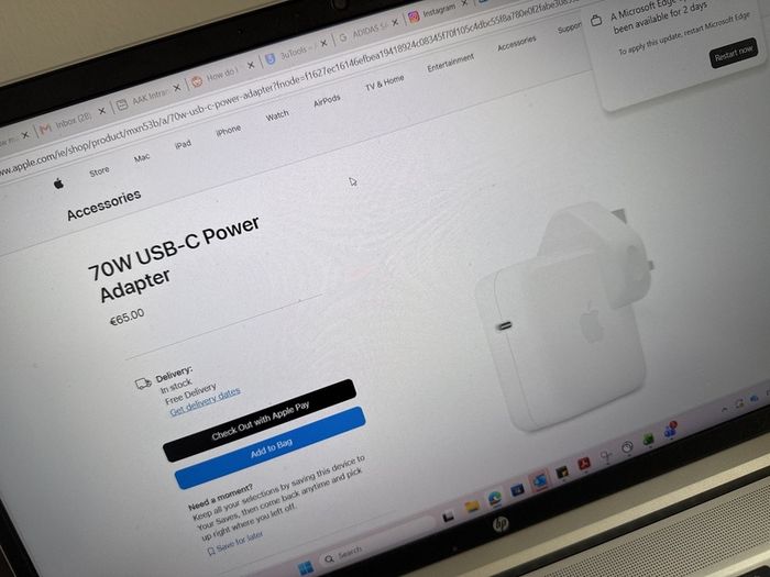 Apple Power adapter USB-C 70W