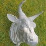 Butcher shop display bull head Image 2