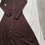 Maje brown knit midi dress Image 3