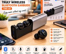 Denver TWE-60 Truly Wireless Bluetooth Earbuds with Charging Case