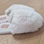 River Island White Faux Fur Slippers Uk7 Image 3