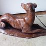 Vintage Sculpture of A Greyhound Image 4