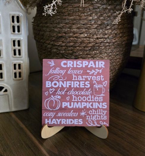 Square Autumn Halloween decor