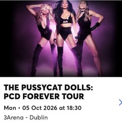 Tickets 2 Pussycat Dolls Block J @ 3 Arena Dublin