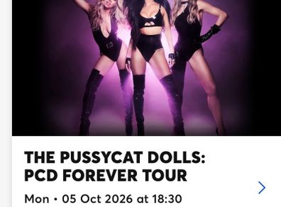 Tickets 2 Pussycat Dolls Block J @ 3 Arena Dublin