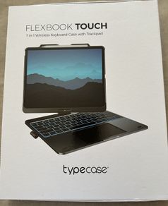 FLEXBOOK TOUCH 7in 1 wireless keyboard case with trackpad