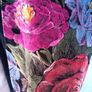Sensational Original Biaun 1970s Vintage does 1940s Velvet Housecoat Dressing Gown Image 2