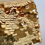Vintage Leg Avenue Gold Sequin Hotpants Size S Image 2