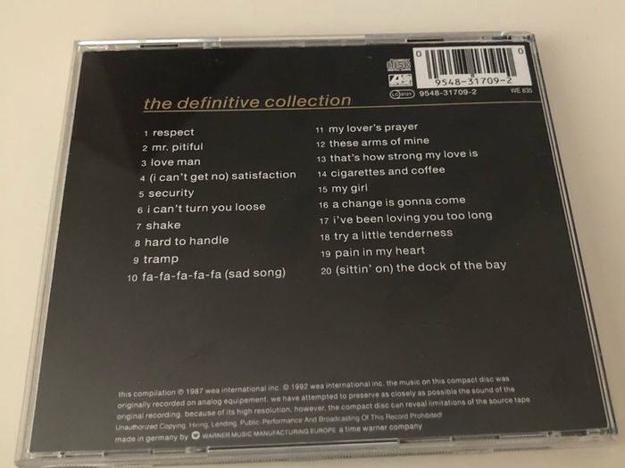 Otis Redding - Dock of the Bay, The Definitive Collection