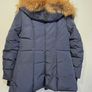 Mackage Adali Down Jacket Navy Size L Fur Trim Collar Image 8
